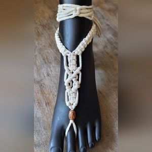 Barefoot sandals, bridal shoes, foot jewelry